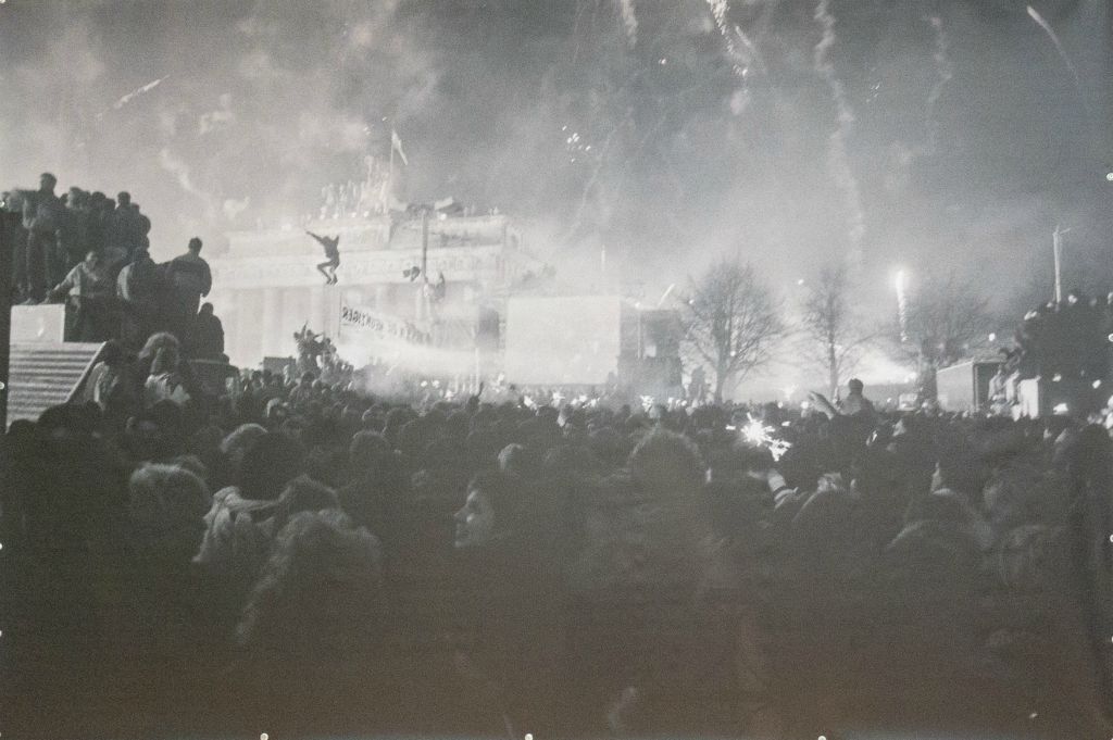 Les fêtes de fin d'année 1989 à Berlin (agence Ostkreuz, photo de Maurice Weiss )